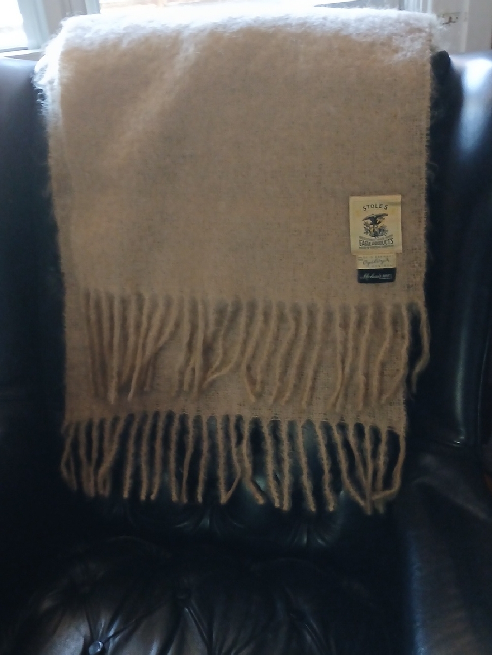 100% Mohair Olgivly's Shawl